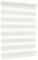 Jalousiescout Doppelrollo Klemmfix ohne Bohren & mit Bohren, 140x120cm Creme Rollo Fensterrollo lichtdurchlässig & verdunkelnd，Sonnenschutzrollo Zebrarollo für Fenster & Türen