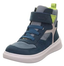 Superfit Jungen Cosmo Gore-tex Leggermente Foderato Sneaker, Blau Hellgrün 8000, 38 EU Weit