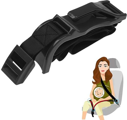 TNSLAND Ceinture Femme Enceinte Ceinture Grossesse Femme Enceinte Ceinture de Sécurité Voiture Ceinture Sécurité Femme Enceinte Confort Liberté Mamans Enceintes Protection Ventre Bébé à Naître
