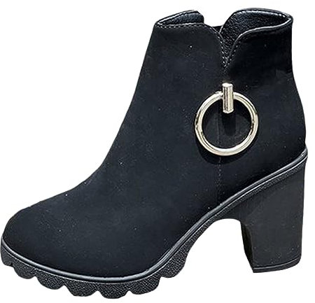 Stivali Donna con Tacco Coperto Stivali Texani Donna Estivi Bianchi Traforato Texani Donna Cowboy Boots Stivali Biker Donna Stivaletti Estivi Donna Stivaletti Donna Tacco