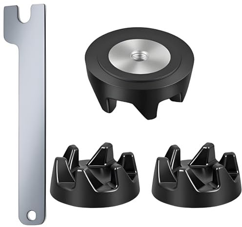 Alriedy Piezas de repuesto para batidora de pie - 3 x Blender Coupler + Llave de montaje, compatible con KitchenAid Mixer WP9704230VP, KSB52, KSB5, 5KSB52 - KitchenAid Repuestos para Batidora