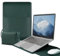 PJExim 15-16 Inch Laptop Sleeve with Cooling Stand and Mouse Pad | Universal Fit for MacBook Pro/Air 15.4-16 Inch, Surface Laptop, Most 15-16 Laptops | Ultra Thin with Pouch (Dark Green)