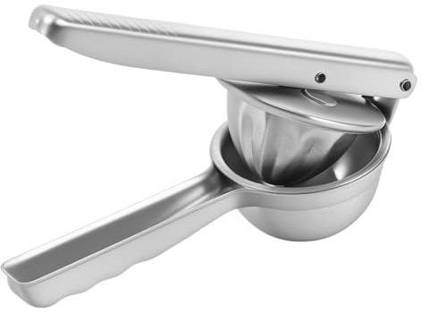Lemon Squeezer Stainless Steel, Manual Fruit Juicer Handheld Citrus Press, Multifunctional Juice Extractor for Orange, Lemon, Lime, Pomegranate, Fresh Juices, Cocktails, Drinks