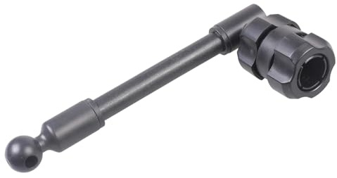 Doppia testa sferica, adattatore da 17 mm, posizionamento flessibile, prolunga per supporto per telefono auto per cruscotto, tablet, braccio di estensione della testa mm femmina a maschio, adattatore