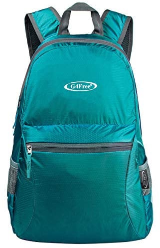 G4Free Kleiner faltbarer Rucksack, ultraleicht, wasserdicht, für Camping, Wandern, Radfahren, Herren und Damen, 20 l