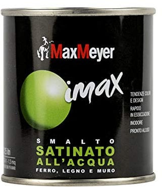 MAXMEYER Smalto satinato all'acqua per ferro e legno Imax YUTA 0,125 L