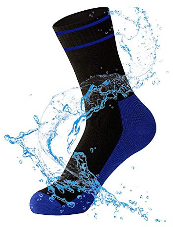WATERFLY Wasserdichte Ultraleichte Atmungsaktive Kniestrümpfe Socken | zum Angeln, Wandern, Klettern, Joggen, Discgolf, für Motorrad Trips Sport