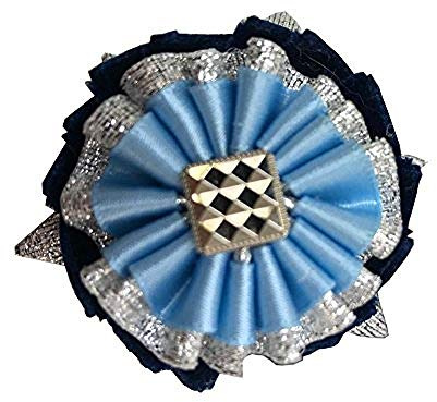 ShowQuest Boston/Ludlow Buttonhole Navy/Pale Blue/Silver One Size