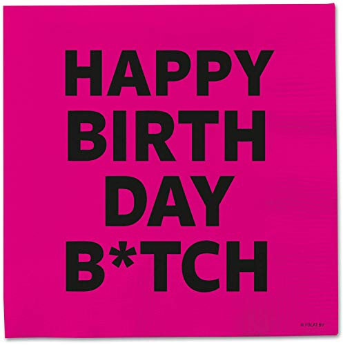 Folat 20 Servietten * Happy Birthday B*TCH * für Mottoparty oder Geburtstag