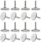 sourcing map 16 Stk. Stellfuß Nivellierfüße M6 x 20 x 28mm Einstellbarer Leveler Schutz für Stuhlbein