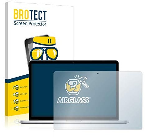 brotect Pellicola Protettiva Vetro per Apple MacBook Pro Retina 15 2015 Protezione Schermo [Durezza Estrema 9H, Chiaro]