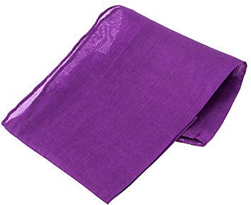 Tinitex Einstecktuch violett lila Seide 28x28cm
