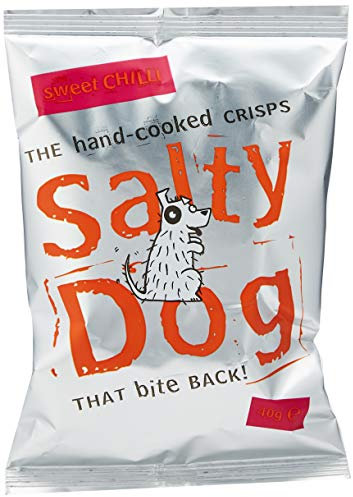 Salty Dog Sweet Chilli Crisps, grab bag, 30 x 40g box