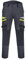 Portwest DX449 Mens Slim Fit Work Trousers - Durable Construction Work Hi Vis Cargo Trousers with Stretch Fabric and Knee Pad Pockets Metal Grey, 44