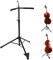 Cello-Ständer, Faltbar Gitarrenständer Höhenverstellbarer 74~120 cm Stativ Metallständer Gitarren Ständer mit rutschfestem Pad für Gitarre Cello Viola Ukulele Ständer