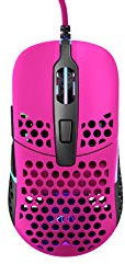 Xtrfy M42 RGB, Ultraleichte Kabelgebundene Gaming-Maus, Hochmoderner Pixart 3389 Sensor, Modulares Gehäuse (2 Größen inkl.), RGB-Beleuchtung, Pink Edition