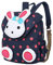 Xinyanmy Süße Kaninchen Babyrucksack Kinderrucksack für Baby Mädchen Kleinkinder 1-3 Jahre im Kindergarten Dunkelblau