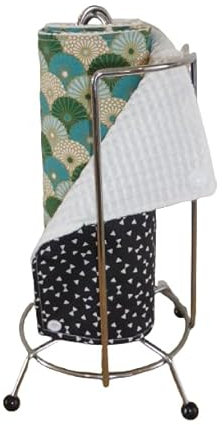 Rouleau de 5 feuilles d’essuie-tout lavable réutilisable - Handmade - zéro déchet (E12)