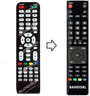 Remote Telecomando compatibile per TV AKAI solo per modelli AKTV5037N, AKTV5541FN, AKTV4339C