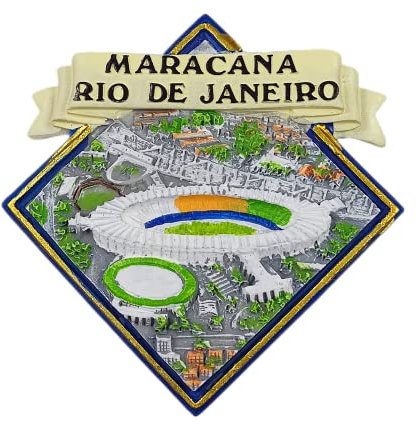Rio de Janeiro Brasilien Kühlschrankmagnet Tourist Souvenir Kühlschrank Dekoration Magnetaufkleber Handbemalte Bastelkollektion
