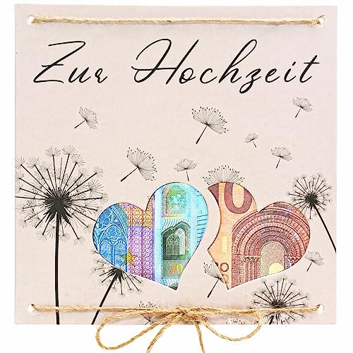 Frexpor Geldgeschenk-Hochzeitskarten, Hochzeitsgeschenk Karten ideen, Geldgeschenke für Zur Hochzeit Verpackungen, kreatives Glückwunschkarten für Brautpaar Geld