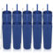 Volhoply 16oz 470ml Plastic Skinny Tumblers with Lid and Straw Bulk | Double Wall | Reusable Iced Coffee Mug | BPA Free | Matte Acrylic Water Cups (Navy,10 Pack)