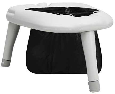 Homgoday Inodoro de camping con bolsas de 200 kg, inodoro químico portátil para camping, baño químico, inodoro portátil, inodoro portátil para adultos