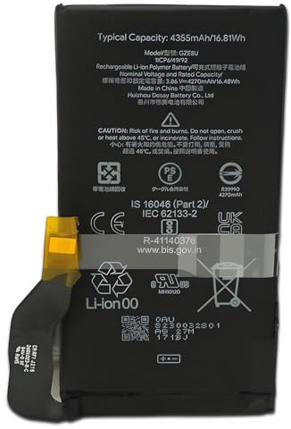 SPES Original Google Ersatz Akku für Google Pixel 7 Batterie Accu GZE8U 4335mAh mit Werkzeug für einbau