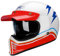 Retro Motorrad-Integralhelm Motorrad-Offroad-Crosshelme DOT/ECE-Zertifiziert Full-Face-Set Herren- Und Damen-Motorradhelm Mit Visier Dunkler Retro-Stil 3,M