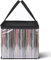Facmogu Vinyl Record Tragetasche, 12 PVC Clear LP Vinyl Record Aufbewahrungstasche hält bis zu 50 Alben, Album Aufbewahrungstasche mit Griff, Schutz CD LP Plattenhalter für Reisen