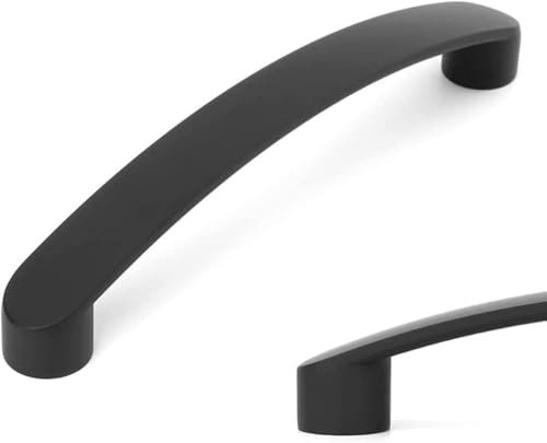 SYZOW 10 Stück Möbelgriffe Schwarz 224mm Griffe für Küchenschränke Schrankgriffe für Schubladen Schranktüren Küchenschränke Schrankgriffe