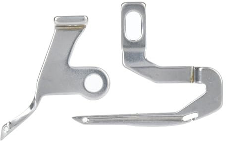 BORDSTRACT 2 Stück Overlock-Greifer für Nähmaschinen, Overlock-Greifer aus Legierung, obere und untere Greifer