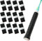 MANJHONG Griffband Badmintonschläger Tennisschläger Anti-Rutsch Overgrip Badminton Griffbänder Squash PU Grip, Schwarz 12 Stück