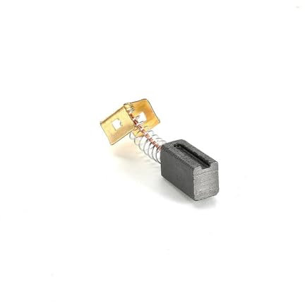 TH1000XUE 10 escobillas de carbón de 6,4 x 7,9 x 12,5 mm for amoladoras angulares for Black Decker CD105 CD110 CD115 KG900, Accesorios y Piezas de Herramientas eléctricas