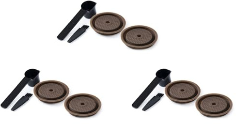 Rersduyt 6PCS Reusable Cap for Vertuo and VertuoLine Capsules Refillable and Compatible Silicone