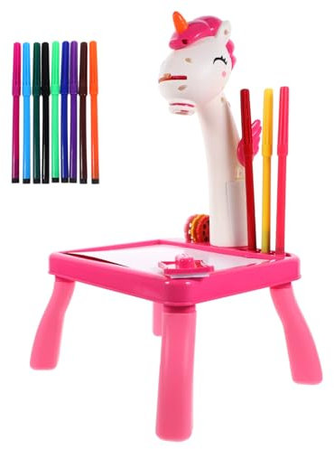 JOINPAYA Unicorn Projection Board for Boy Girl Drawing Tablet for Boys and Girls Art Projector for Tracing Educational Toy for Toddlers Includes Materials