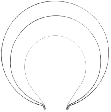 Silver Goddess Headpiece - Multi-layer Hair Crown with Metal Base, DIY Hair Hoops for Women and Girls, Hair Accessories