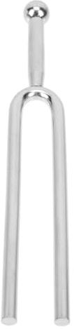 DECHOUS Professionelle 440 hz Stimmgabel aus Edelstahl Rundes Stimmgerät für Violine Gitarre Cello und Bratsche Robustes Musikinstrumentenzubehör