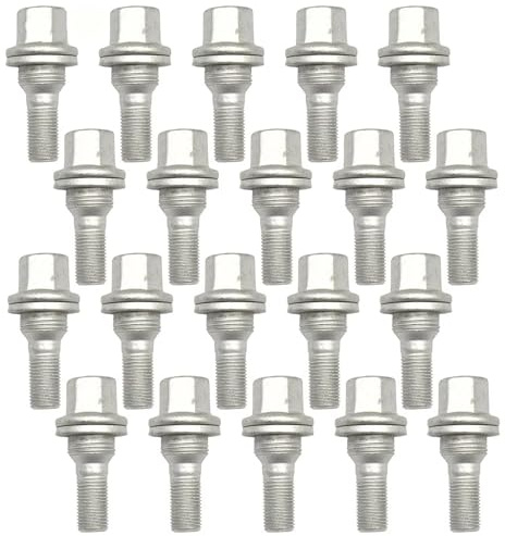 Écrous de Roue, Goujons et boulons pour C&Itroen C3, C4, C5 et C6 (20 pièces) M12x1,25 9817024580 540567 9644576680 003549817