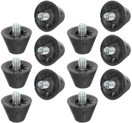 Toddmomy 12pcs Soccer Replacement Spikes Nylon Cleat Nails for Football Shoes Lightweight Design Sturdy Material Suitable for Artificial and Natural Grass Enhancing Stability and Traction