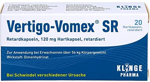 Vertigo-Vomex SR Retardkapseln bei Schwindel, 20 St. Kapseln