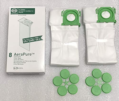 Sebo X/C/370 Serie Hepa Filter Staubbeutel 5093 Bin – 10 PACK – Original