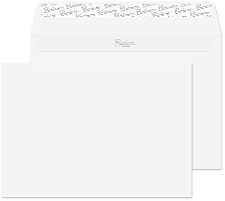 Blake Business | Briefumschläge C5 (162 x 229 mm) | 50 Stück | 120 g/m² | FSC-zertifiziert | Ohne Fenster | selbstklebend Strahlend weiße Umschläge | fur Büro | Bürobedarf Briefumschläg/Kuvert (37455)