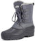 Polar Uomo Letame Allacciare Short Nylon Inverno La Neve Pioggia Allacciare Impermeabile Anatra Stivali - Grigio - UK9/EU43 - YC0338