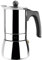 MAGEFESA Genova - Cafetera Italiana de 4 Tazas, Acero Inoxidable 18/10, Mango Ergonómico, Ahorro de Energía, Todo Tipo de Cocinas, Inducción