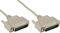 InLine 11119M Serielles Kabel, 25pol Stecker / Stecker, vergossen, 1:1 belegt, 10m