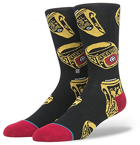 Stance Herren Socken Fame Ring schwarz - 556993 L