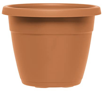 Emsa Blumenkübel für den Innen- und Außenbereich, 20 cm, Terrakotta, City, 517598