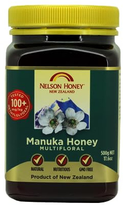 Nelson Honey New Zealand Manuka Honey (100+) 500g (Pack of 2)
