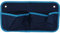 Cartrend 10236 Sac de Rangement à Suspendre pour Caravane ou Camping-Car Pliable à 2 Compartiments 40 x 20 cm